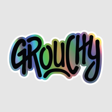 Grouchy Logo Sticker