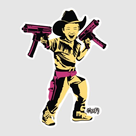 Cowboy Kid Sticker