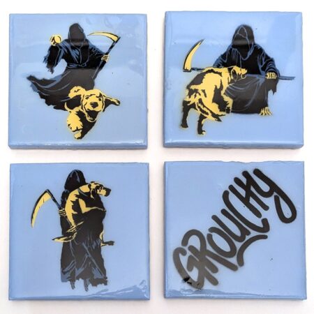 Dog Reaper Ceramic Set
